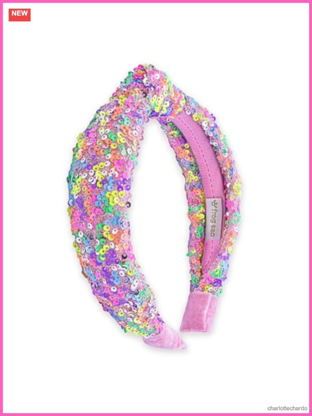 Sequin Knotted Headband Kids Girls Sparkly Hair Accessories